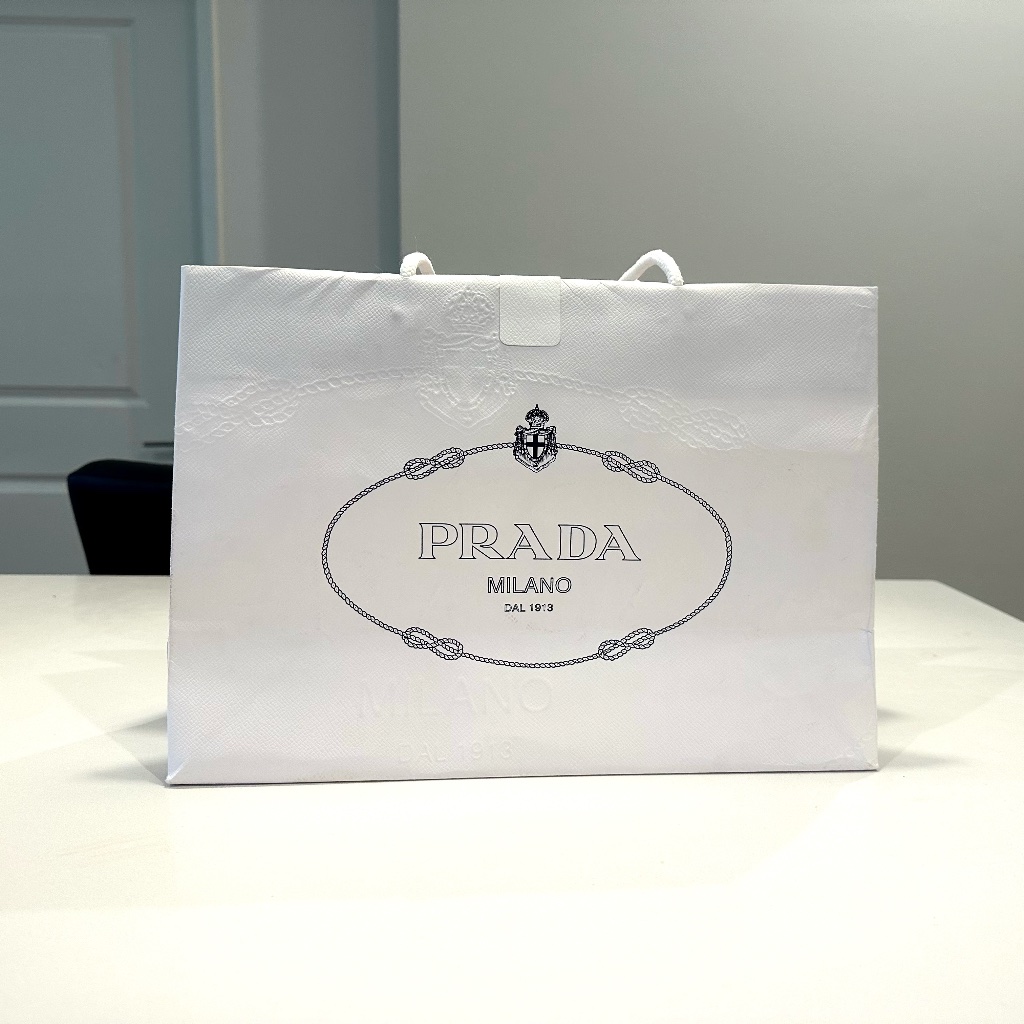 Authentic Prada Shopping Bag
